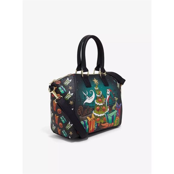Loungefly The Nightmare Before Christmas Sandy Claws Zero Satchel Bag - Picture 3 of 4